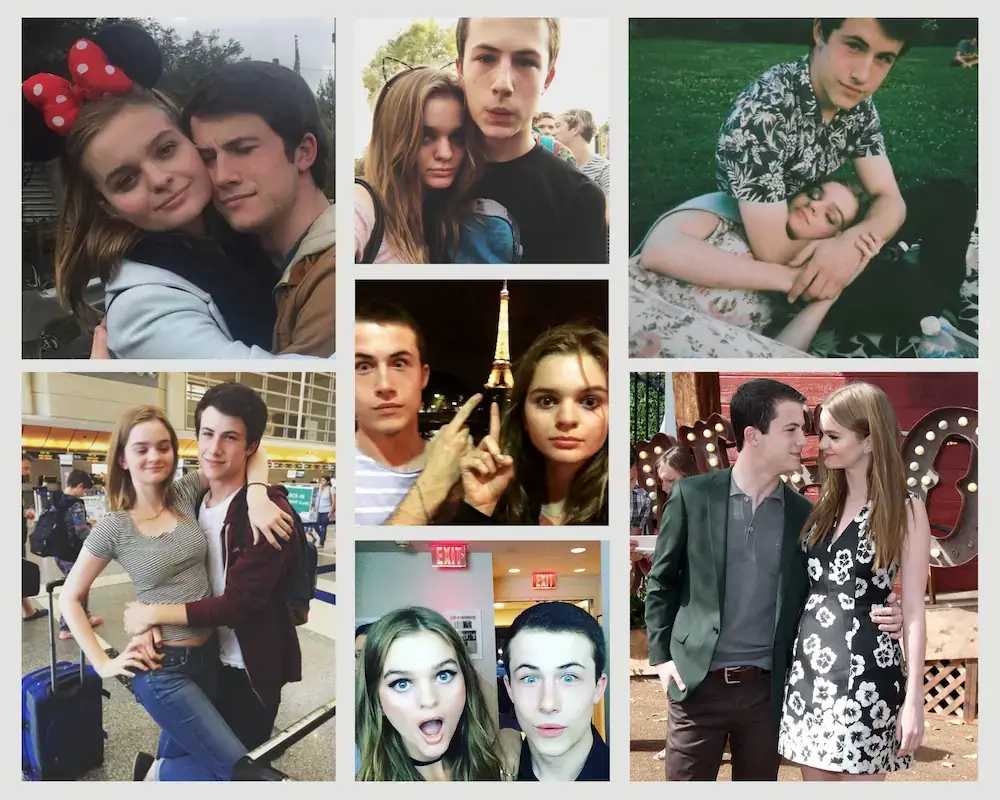 Photo collage of Dylan Minnette and Kerris Dorsey.