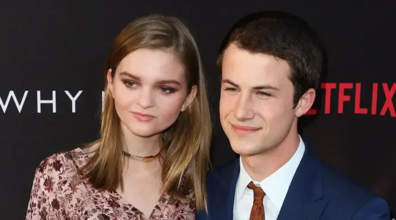 Dylan Minnette and Kerris Dorsey at the premiere of "13 Reasons Why".