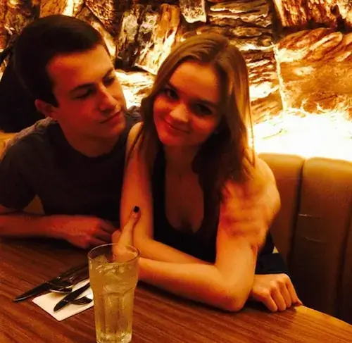 Post of Dylan Minnette and Kerris Dorsey.