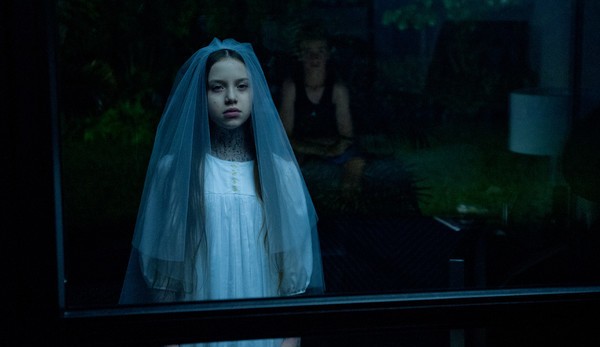 Benjie is haunted by Cammy in "Maps to the Stars".